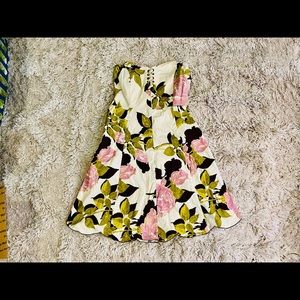 Urban Outfitters Kimchi Blue strapless floral dress